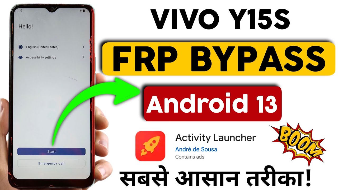 Vivo Y15s (V2120) GOOGLE ACCOUNT BYPASS | ANDROID 13 | Vivo Y15s (V2120) GOOGLE ACCOUNT BYPASS | ANDROID 13 |