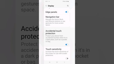 How to Enable Accidental Touch Protection in How to Enable Accidental Touch Protection in