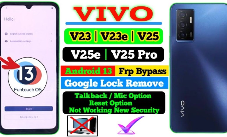 Vivo V23/V23e/V25/V25E/V25 Pro FRP Bypass | Android 13 Vivo V23/V23e/V25/V25E/V25 Pro FRP Bypass | Android 13