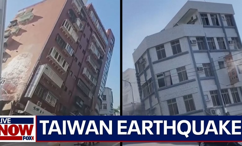 Major earthquake in Taiwan collapses buildings, Major earthquake in Taiwan collapses buildings,