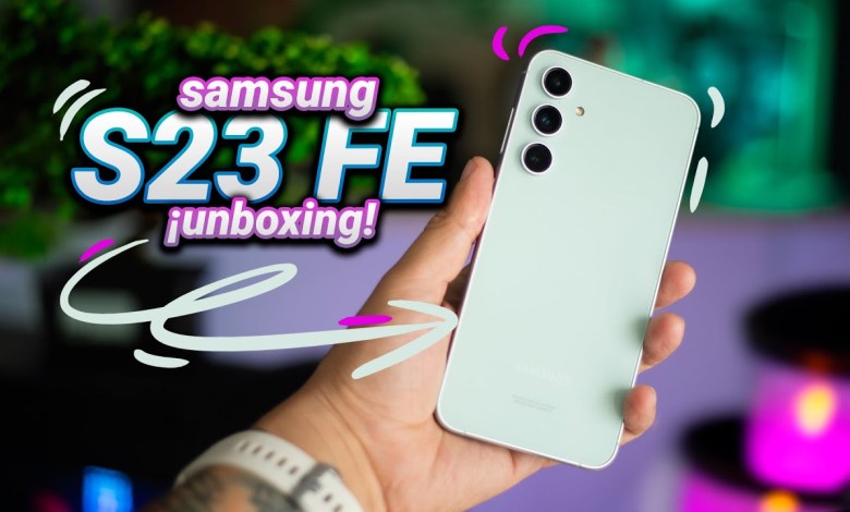 Samsung Galaxy S23 FE – Unboxing in Spanish Samsung Galaxy S23 FE – Unboxing in Spanish