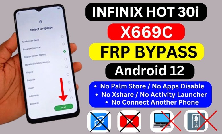 Unlock the Infinix Hot 30i (X669c) FRP: Discover the Android 12 Bypass Method for 2024! Unlock the Infinix Hot 30i (X669c) FRP: Discover the Android 12 Bypass Method for 2024!
