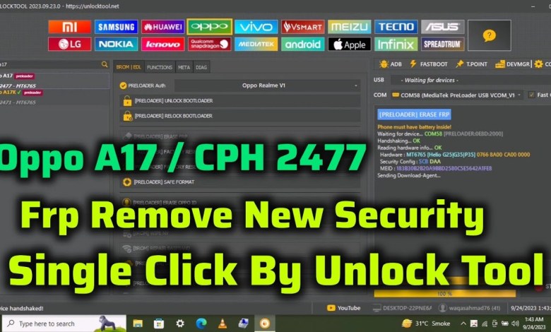 Oppo A17 Frp Remove New Security Single Click by Unlock Oppo A17 Frp Remove New Security Single Click by Unlock