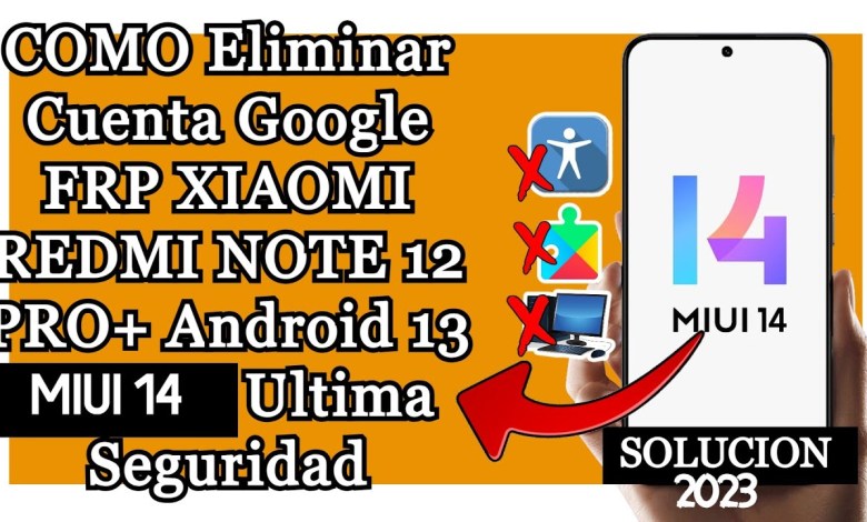 HOW TO Delete Google Account FRP XIAOMI REDMI NOTE 12 HOW TO Delete Google Account FRP XIAOMI REDMI NOTE 12