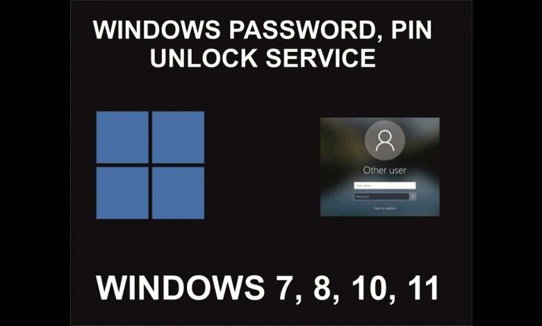 Windows Password, PIN, Unlock Service, Windows 7, 8, Windows Password, PIN, Unlock Service, Windows 7, 8,