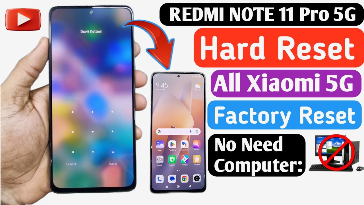 Redmi Note 11 Pro 5G Hard Reset | Redmi 5G Screen Redmi Note 11 Pro 5G Hard Reset | Redmi 5G Screen