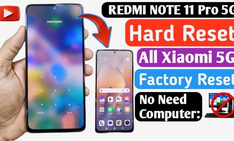 Redmi Note 11 Pro 5G Hard Reset | Redmi 5G Screen Redmi Note 11 Pro 5G Hard Reset | Redmi 5G Screen