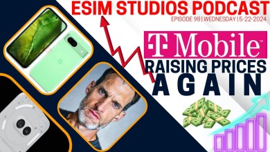 eSIM STUDIOS Podcast Ep 98 | T-Mobile Rases Prices eSIM STUDIOS Podcast Ep 98 | T-Mobile Rases Prices