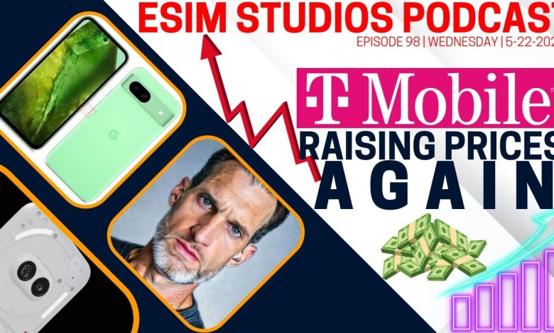 eSIM STUDIOS Podcast Ep 98 | T-Mobile Rases Prices eSIM STUDIOS Podcast Ep 98 | T-Mobile Rases Prices