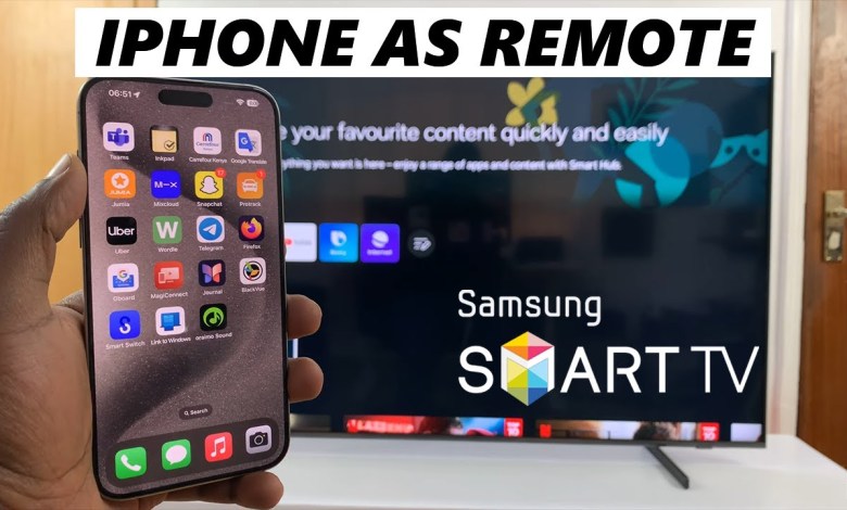 How To Use iPhone as Samsung Smart TV Remote How To Use iPhone as Samsung Smart TV Remote