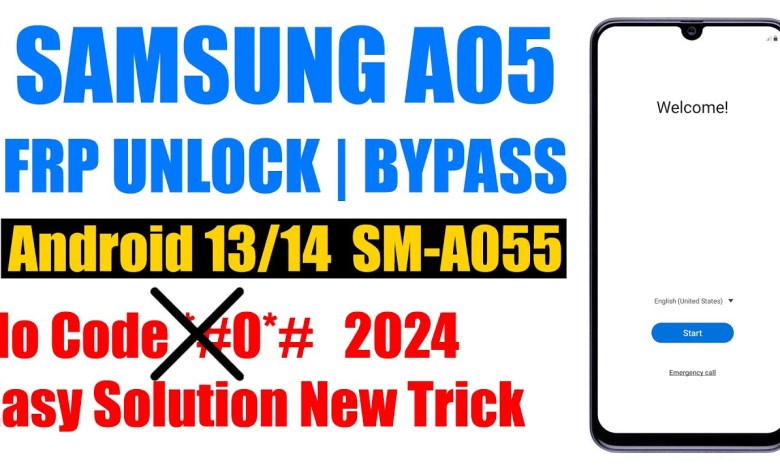 Samsung A05 FRP Bypass android 13/14, Samsung Samsung A05 FRP Bypass android 13/14, Samsung