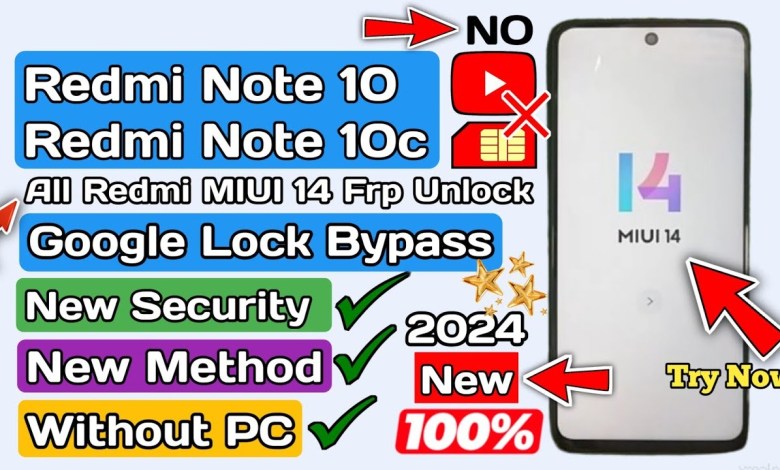 Redmi Note 10 Frp bypass MIUI 14 || Redmi Note 10c Frp Redmi Note 10 Frp bypass MIUI 14 || Redmi Note 10c Frp
