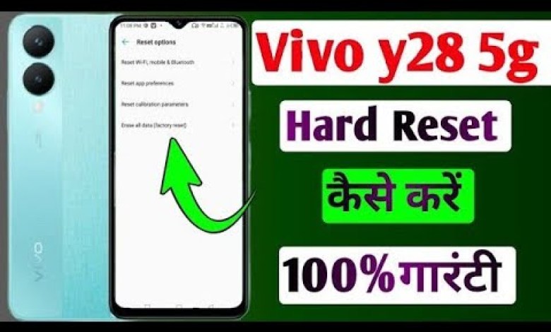 Vivo y28 5g hard reset easy trick Vivo y28 5g hard reset easy trick