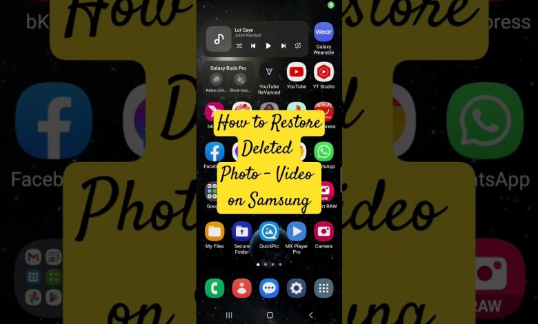 How to bring back deleted photo-videos on Samsung How to bring back deleted photo-videos on Samsung