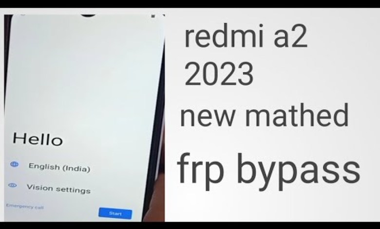 Redmi A2 2023 FRP Bypass Android 13 | New Trick | Redmi A2 2023 FRP Bypass Android 13 | New Trick |