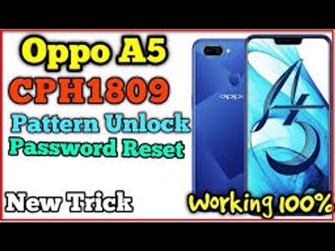 OPPO A5 CPH1809 FULL FLASH With Pin,Pattern & Frp Reset OPPO A5 CPH1809 FULL FLASH With Pin,Pattern & Frp Reset