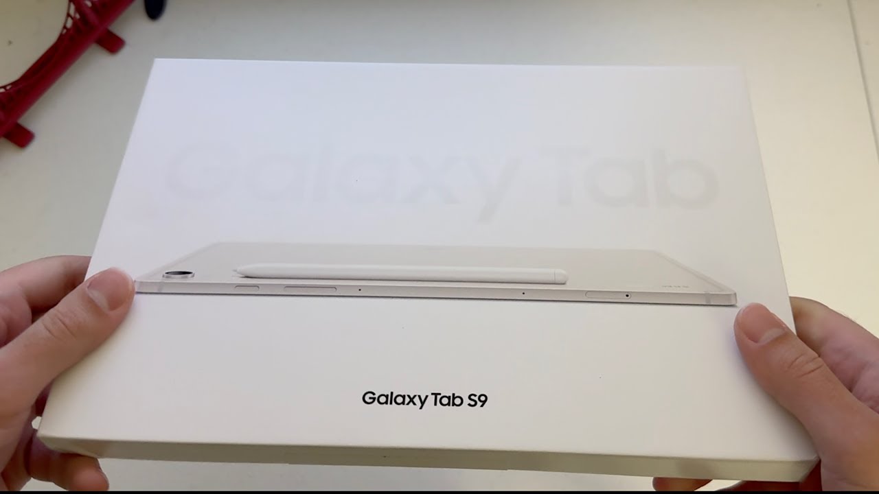 Samsung Galaxy Tab S9 Unboxing, First boot-up and Samsung Galaxy Tab S9 Unboxing, First boot-up and