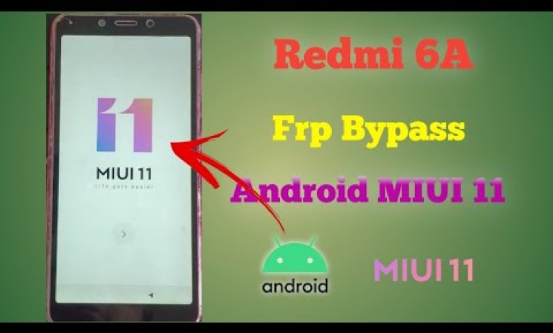 Redmi 6A frp Bypass MIUI 11 | How to Google Account Redmi 6A frp Bypass MIUI 11 | How to Google Account