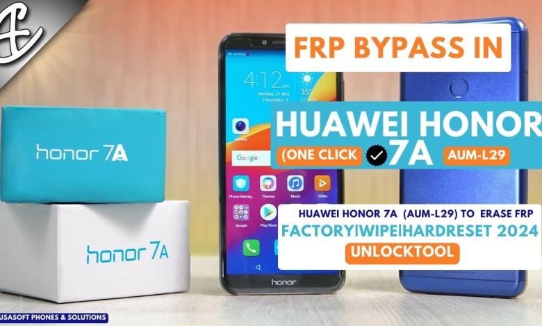 FRP BYPASS|REMOVE IN HUAWEI HONOR 7A|HONOR AUM L29 FRP BYPASS|REMOVE IN HUAWEI HONOR 7A|HONOR AUM L29