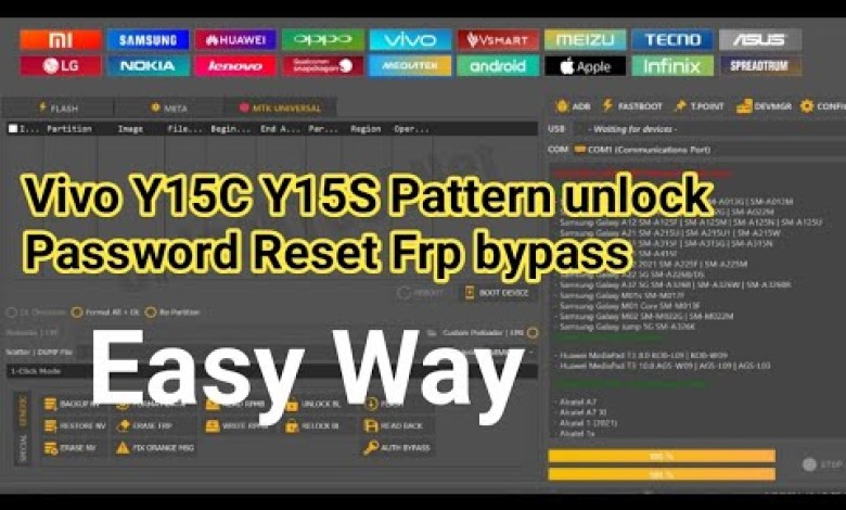 Vivo Y15c Y15s Reset Password Frp bypass | unlock tool Vivo Y15c Y15s Reset Password Frp bypass | unlock tool