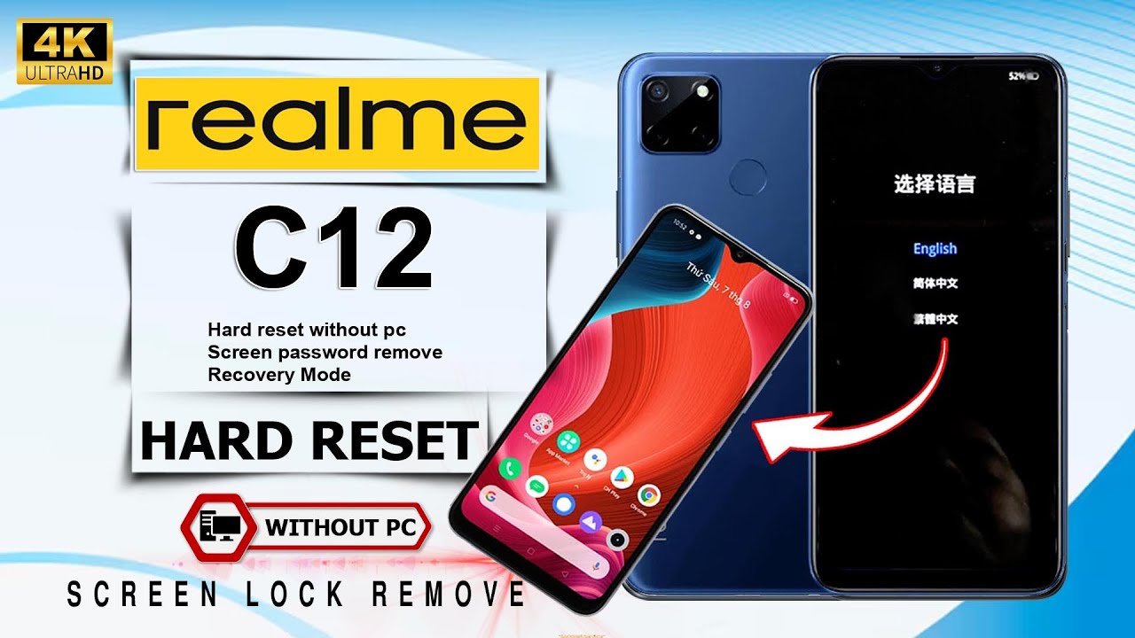 Realme C12 Hard Reset Password Unlock Without Pc Realme C12 Hard Reset Password Unlock Without Pc