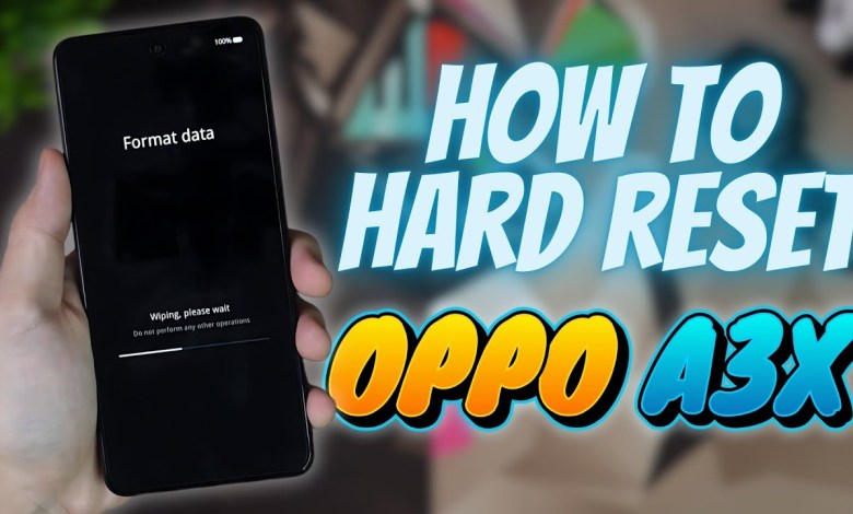 Hard Reset Oppo A3x CPH2681 Remove Screen Lock Hard Reset Oppo A3x CPH2681 Remove Screen Lock