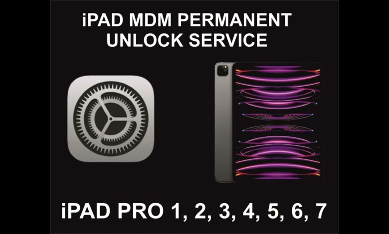 iPad MDM Unlock Service, Permanent, iPad Pro 1, 2, 3, iPad MDM Unlock Service, Permanent, iPad Pro 1, 2, 3,