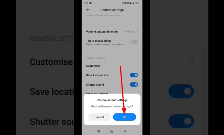 How to reset poco x5 pro camera setting in 2024 #shorts How to reset poco x5 pro camera setting in 2024 #shorts