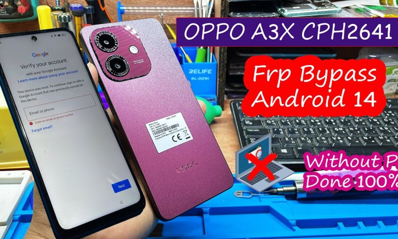 OPPO A3X CPH2641 Frp Bypass Android 14 Without Pc Done OPPO A3X CPH2641 Frp Bypass Android 14 Without Pc Done