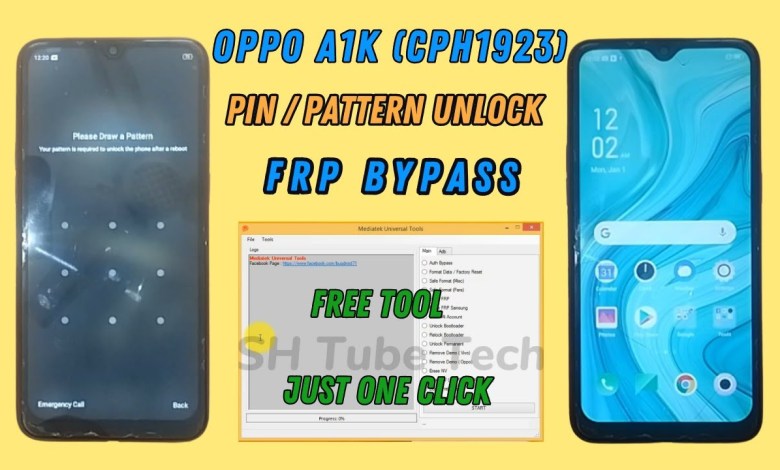 Oppo aA1k (cph1923) pin, pattern & frp unlock with free Oppo aA1k (cph1923) pin, pattern & frp unlock with free