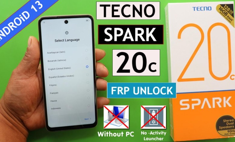 Tecno Spark 20c Frp Bypass/Unlock Android 13 Fix – Tecno Spark 20c Frp Bypass/Unlock Android 13 Fix –