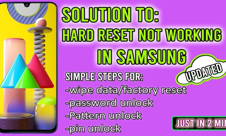 Hard Reset Not Working in Samsung Smartphone Fix Hard Reset Not Working in Samsung Smartphone Fix