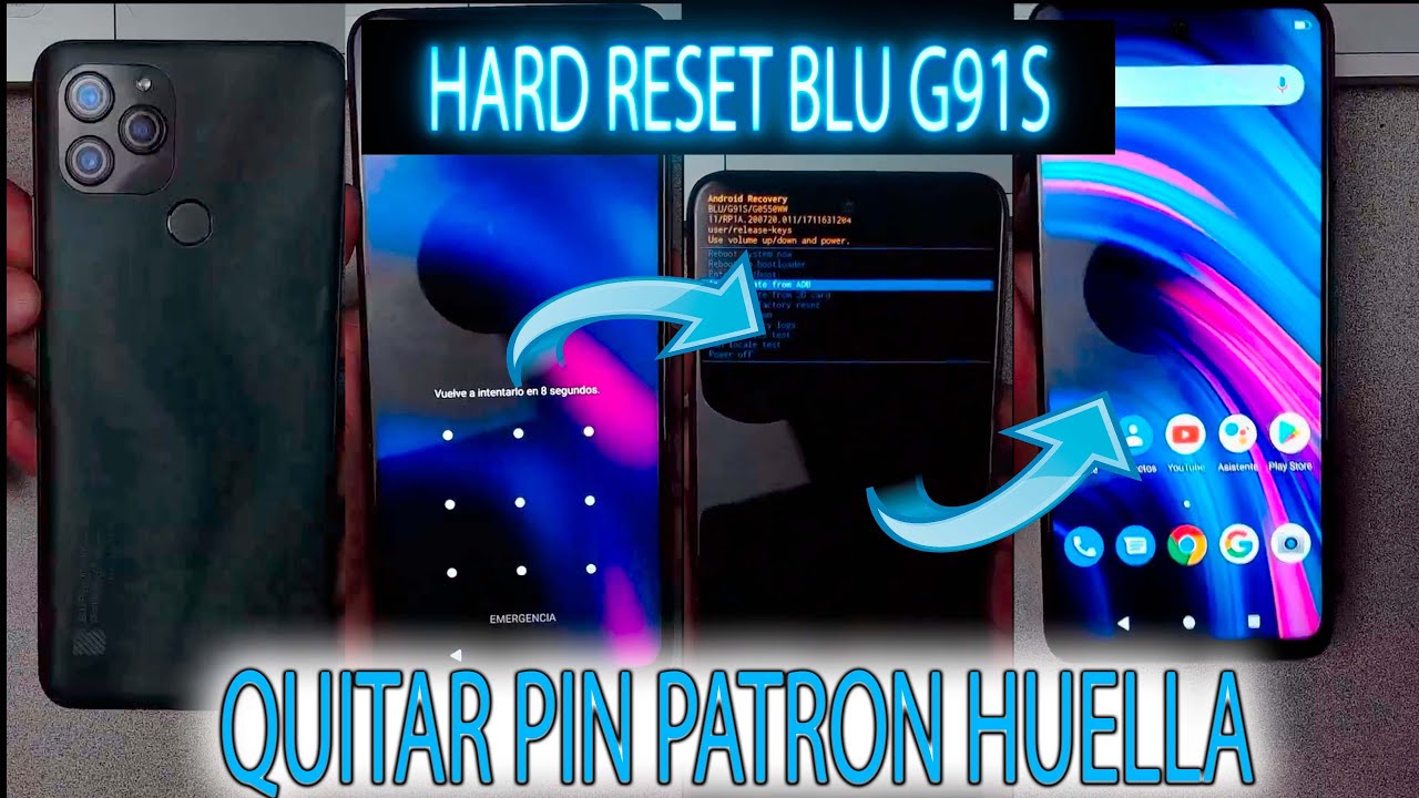HARD RESET BLU G91S REMOVE PIN PATTERN FINGERPRINT UNLOCK HARD RESET BLU G91S REMOVE PIN PATTERN FINGERPRINT UNLOCK