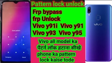Vivo Y91i, Y90, Y93, Y95, Pattern Unlock // Vivo y91i Vivo Y91i, Y90, Y93, Y95, Pattern Unlock // Vivo y91i