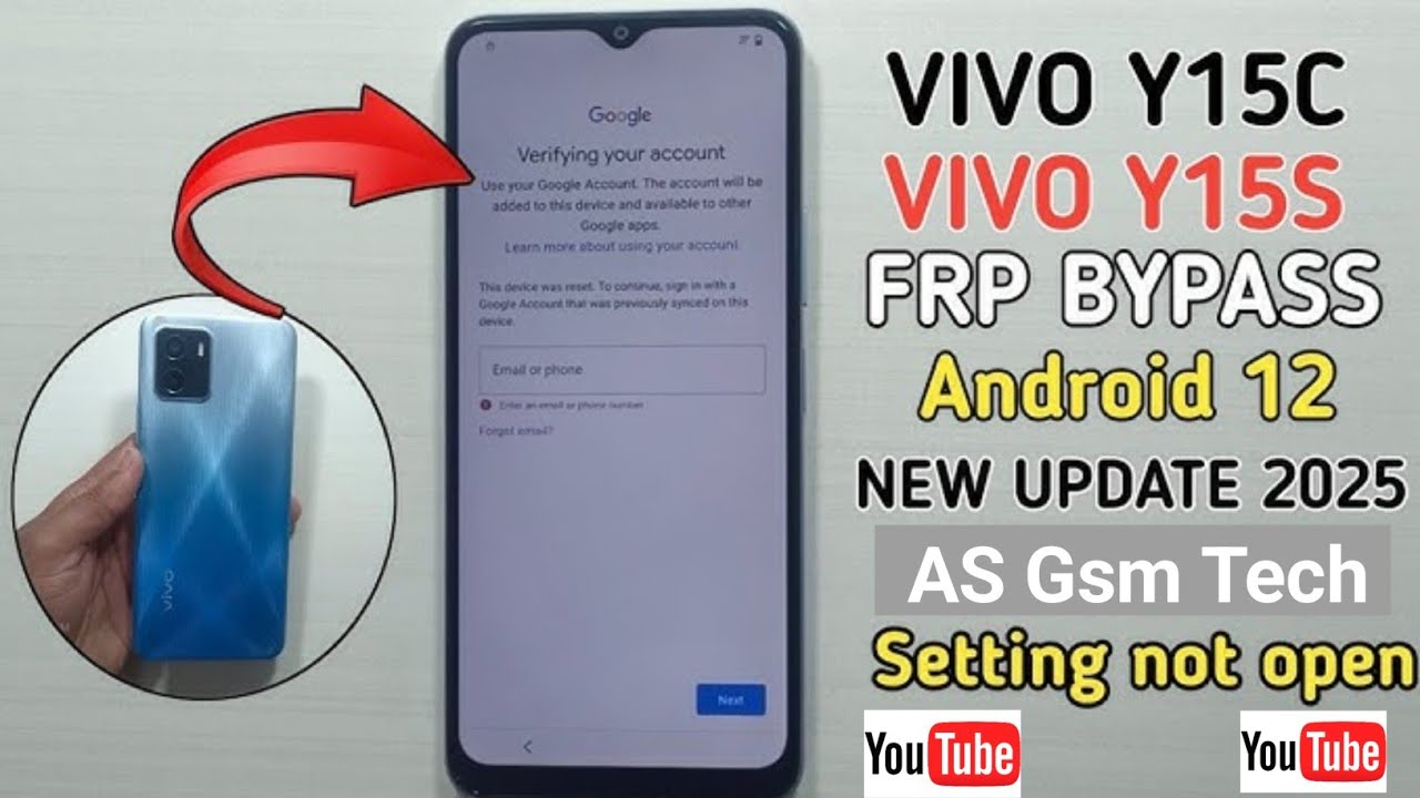 Exciting Update: Bypass FRP on Vivo Y15c/Y15s with Android 12 in 2025! Exciting Update: Bypass FRP on Vivo Y15c/Y15s with Android 12 in 2025!