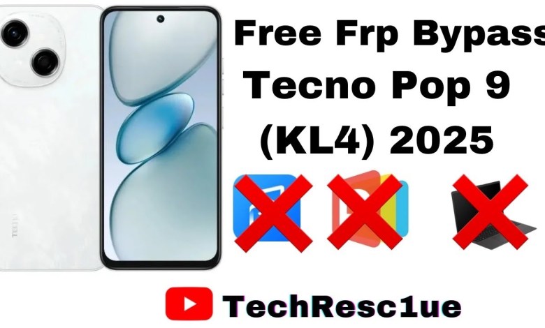 Curious about bypassing FRP on Tecno Pop 9 (KL4) without a PC? Here’s how! Curious about bypassing FRP on Tecno Pop 9 (KL4) without a PC? Here’s how!