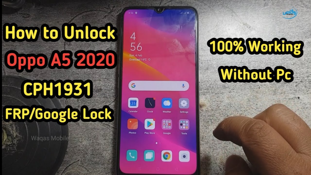 How to Unlock Oppo A5 2020 Cph1931 FRP/Google Lock How to Unlock Oppo A5 2020 Cph1931 FRP/Google Lock