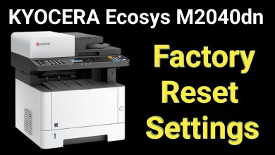How to factory reset Kyocera ecosys m2040dn? , How to factory reset Kyocera ecosys m2040dn? ,