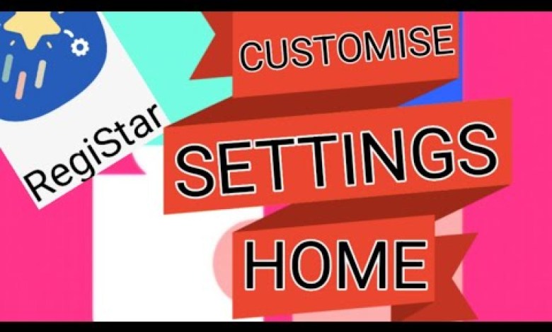 Settings Home Customisation | Samsung account ! Settings Home Customisation | Samsung account !