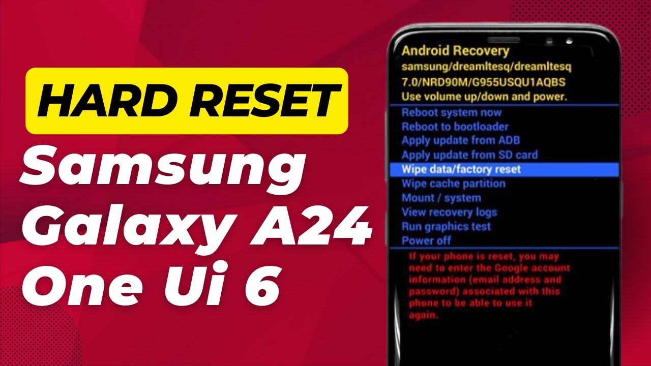 How To Hard Reset Samsung Galaxy A24 One Ui 6 – Full How To Hard Reset Samsung Galaxy A24 One Ui 6 – Full