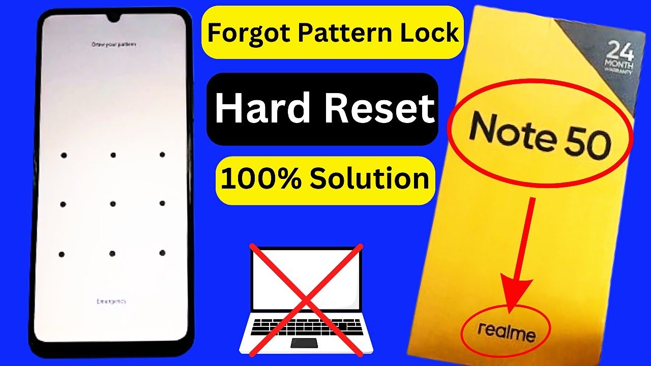 Realme Note 50 Hard Reset | Realme Ka Pattern Password Realme Note 50 Hard Reset | Realme Ka Pattern Password