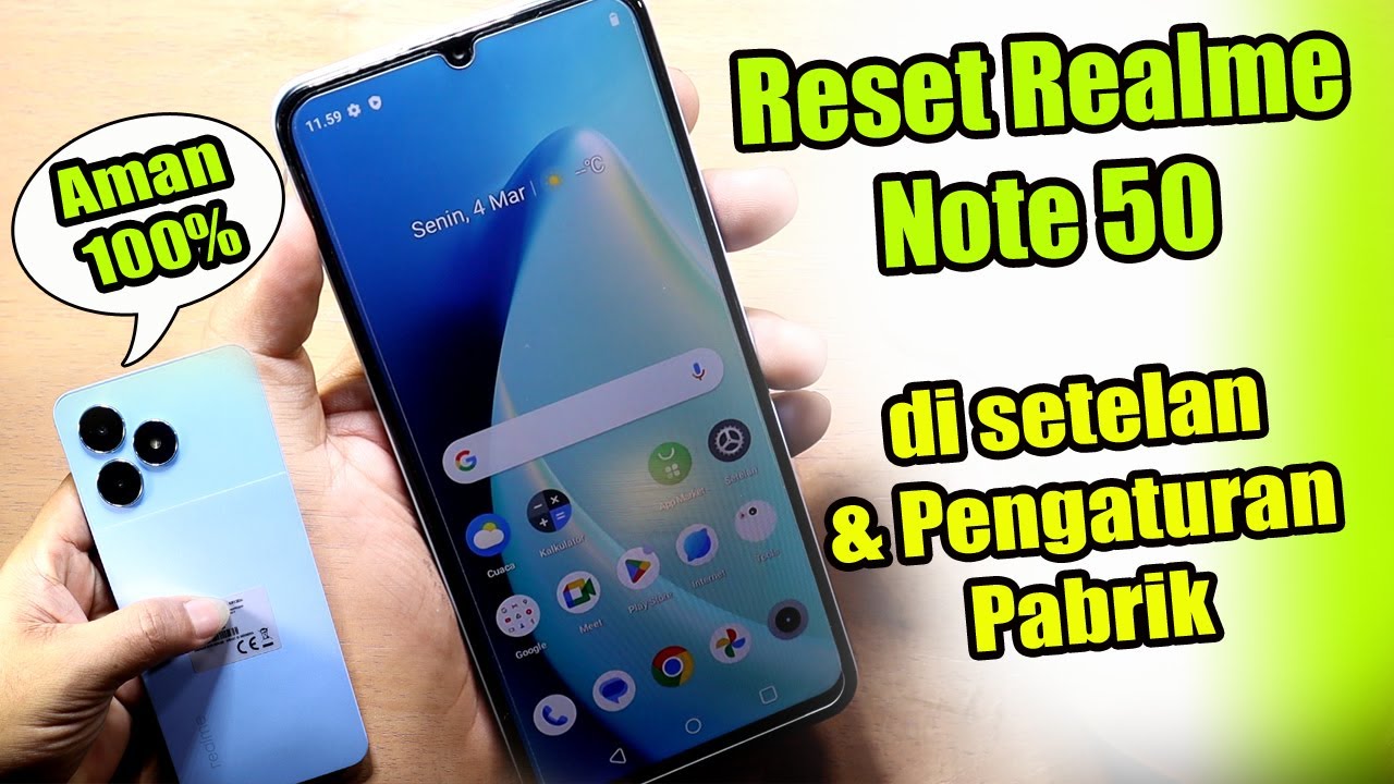 2024!! How to reset the Realme Note 50 cellphone via settings 2024!! How to reset the Realme Note 50 cellphone via settings