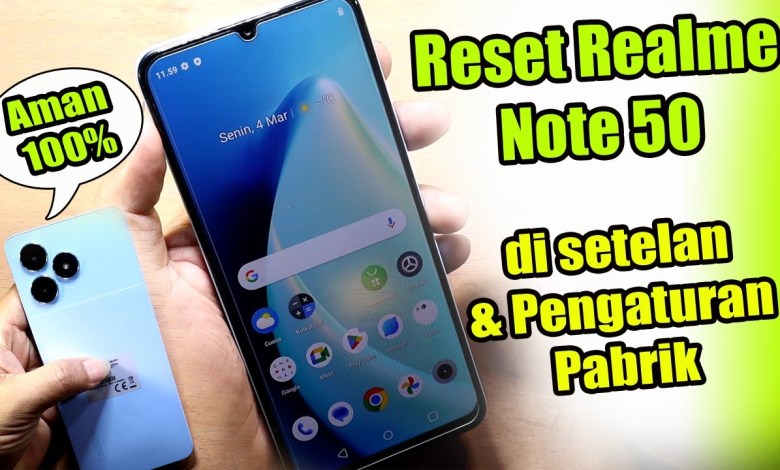 2024!! How to reset the Realme Note 50 cellphone via settings 2024!! How to reset the Realme Note 50 cellphone via settings