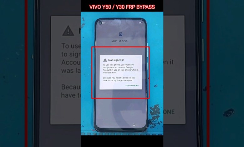 Vivo Y50 / Y30 FRP Bypass without PC #vivo #y50 Vivo Y50 / Y30 FRP Bypass without PC #vivo #y50