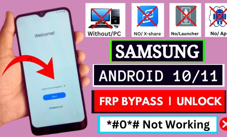 All Samsung Android 10/11 Google Account Bypass || All Samsung Android 10/11 Google Account Bypass ||