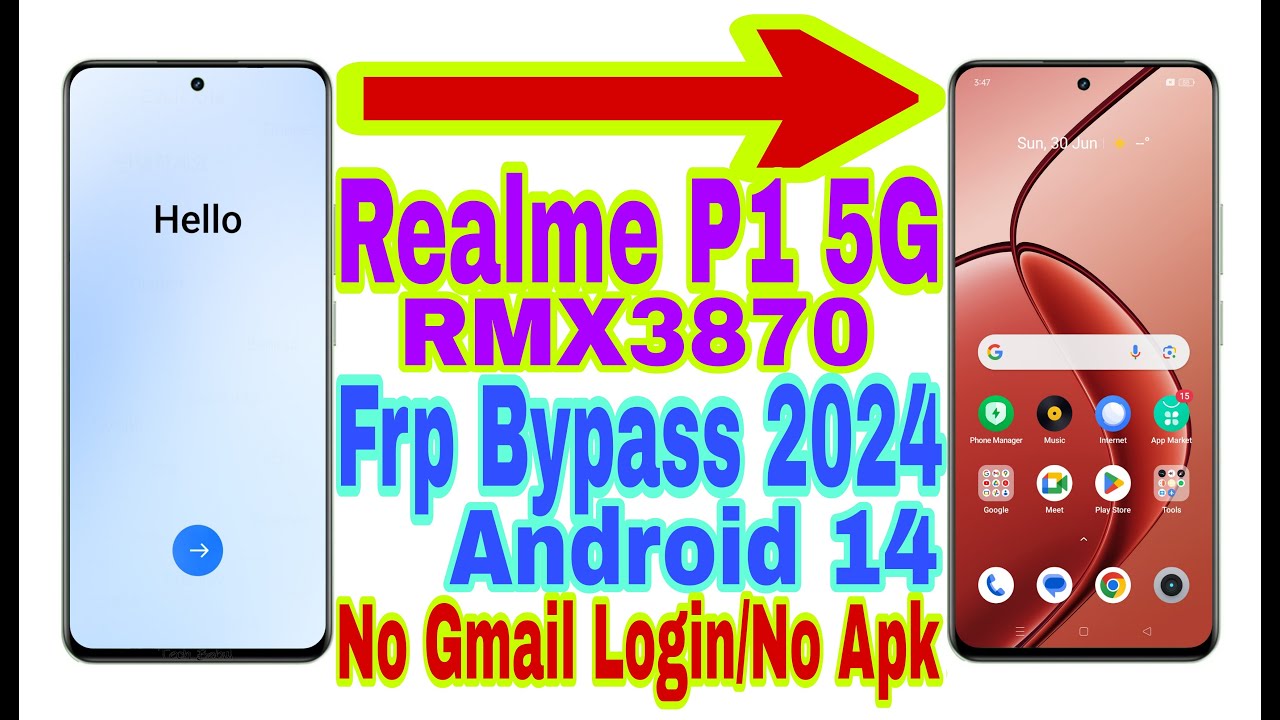 Realme P1 5G (RMX3870) Android 14 Frp Bypass | New Realme P1 5G (RMX3870) Android 14 Frp Bypass | New