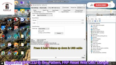 Oppo F19 (CPH 2219) Pin, Pattern, FRP Reset With UMT Oppo F19 (CPH 2219) Pin, Pattern, FRP Reset With UMT
