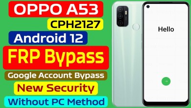 Oppo A53 ( CPH2127 ) FRP Bypass Android 12 without PC Oppo A53 ( CPH2127 ) FRP Bypass Android 12 without PC