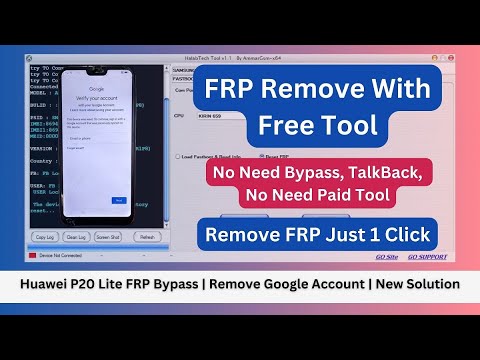 Huawei P20 Lite FRP Bypass | Remove Google Account | Huawei P20 Lite FRP Bypass | Remove Google Account |