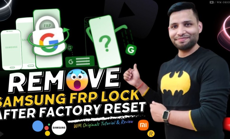 How to Remove Samsung FRP Lock after factory reset How to Remove Samsung FRP Lock after factory reset